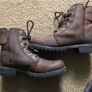 Ladies Brown Harley Davidson Riding boots